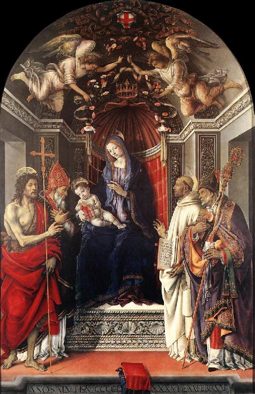 LIPPI, Filippino Signoria Altarpiece (Pala degli Otto) sg France oil painting art